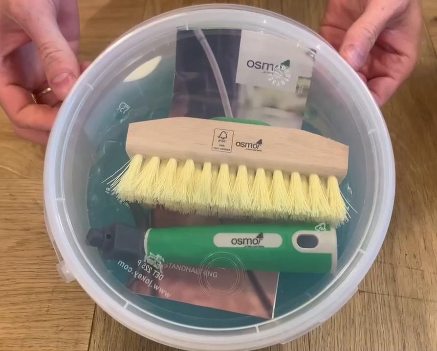 Гель для очищения посеревшей древесины Osmo Holz-Entgrauer Kraft Gel 6609 2,5 л